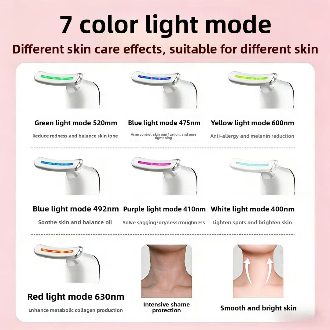 Dolphin Neck Massager with Vibration and Light Therapy