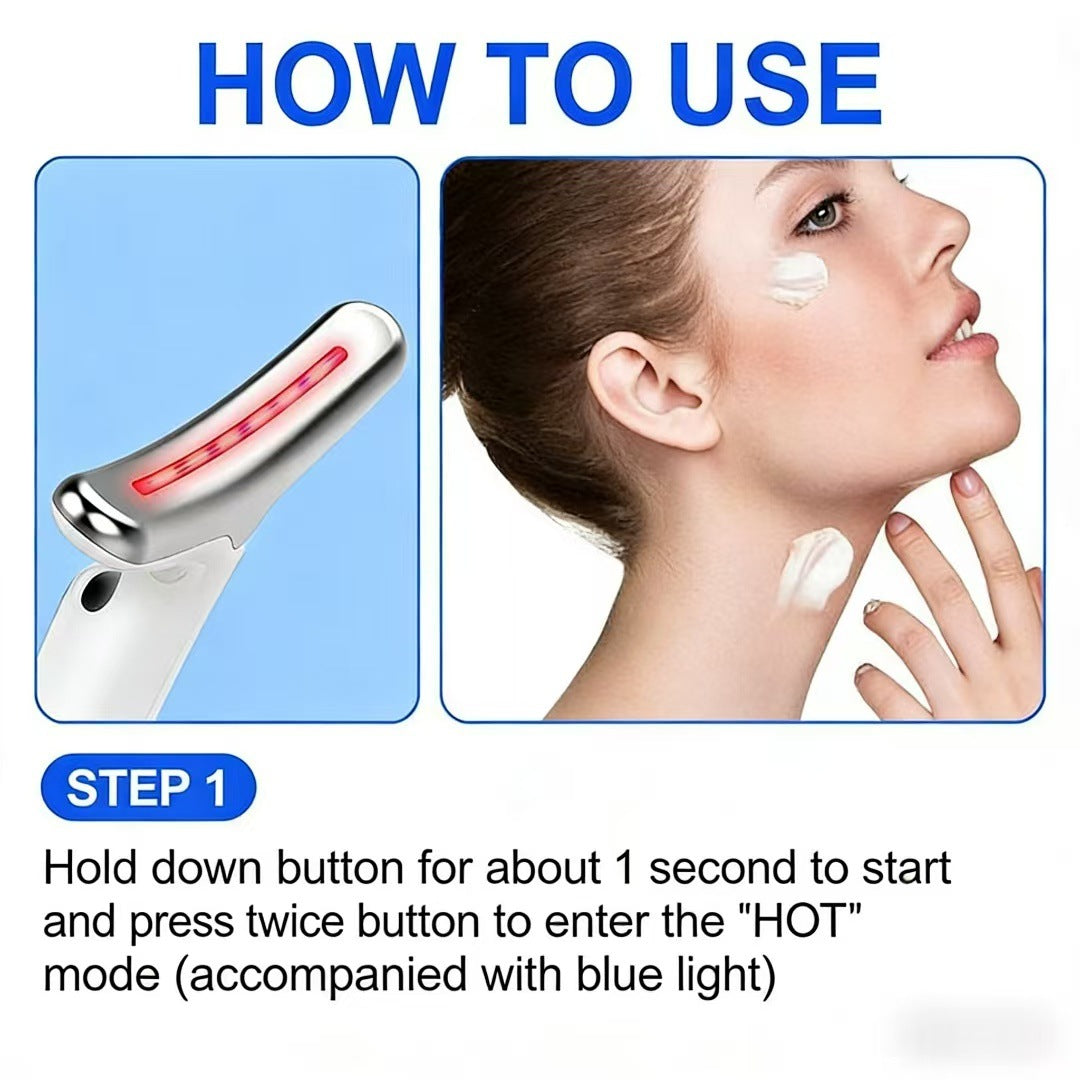 Dolphin Neck Massager with Vibration and Light Therapy