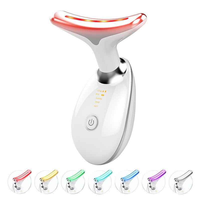 Dolphin Neck Massager with Vibration and Light Therapy