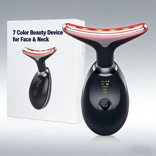 Dolphin Neck Massager with Vibration and Light Therapy