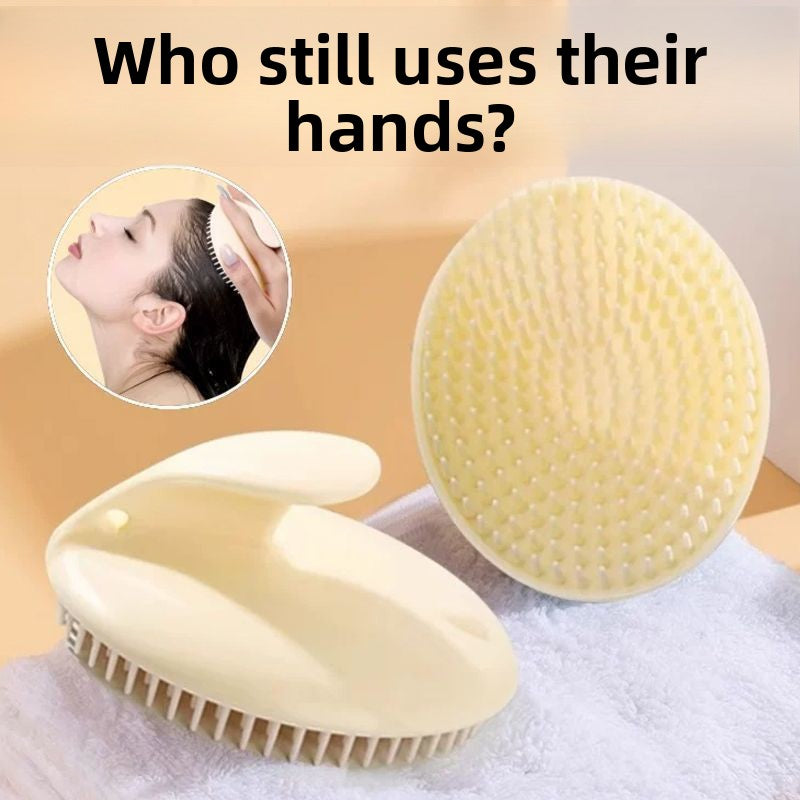 Silicone Scalp Massager Shampoo Brush